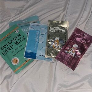 Skincare Mask Set - Green, Blue, Gold, Pink